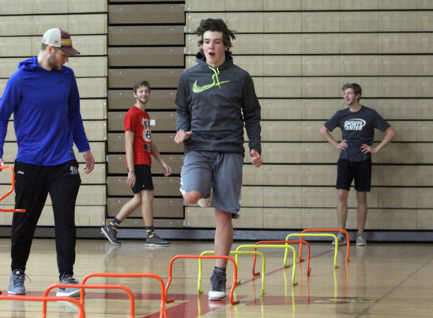 First Day of Track and Field Practice at Chi-Hi 3-5-18